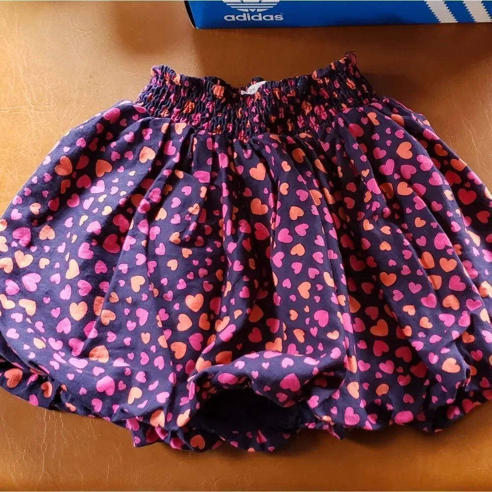 EUC The Children's Place Poofy Heart Skirt Sz 4/5